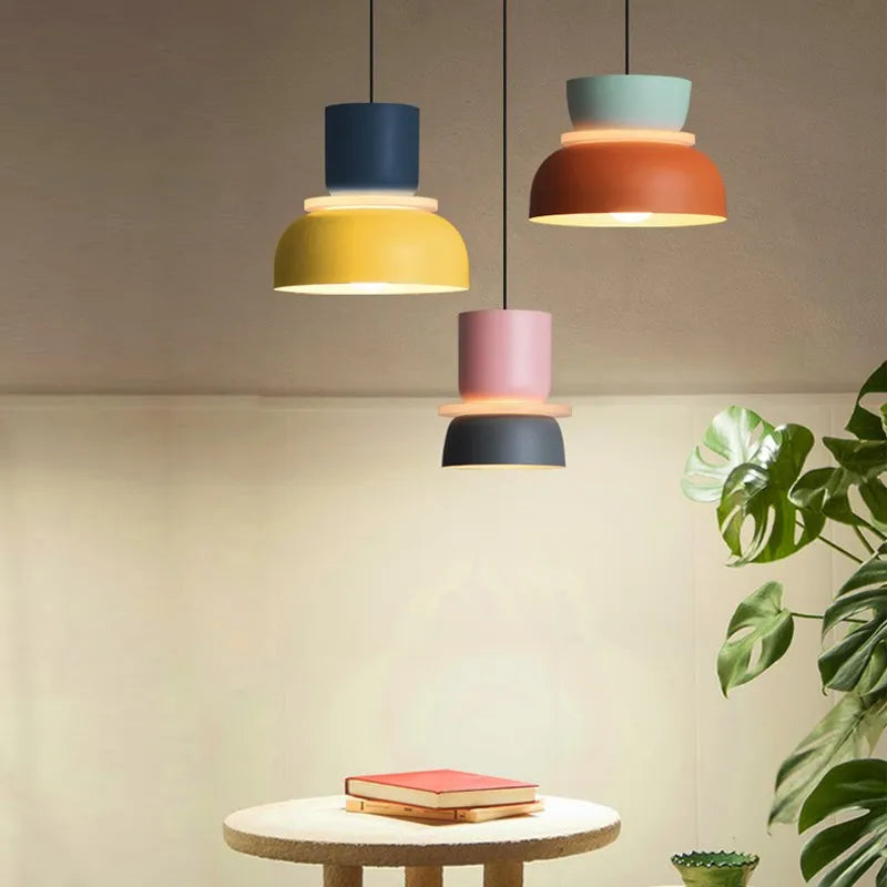 Afralia™ Contemporary LED Lustre Pendant Lamp - Vibrant Colors for Modern Living Spaces