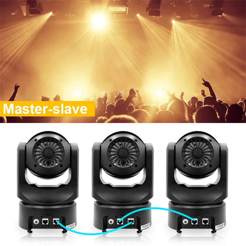 Afralia™ 300mW RGB Moving Head Laser Light - DMX512 Club KTV Disco Animation