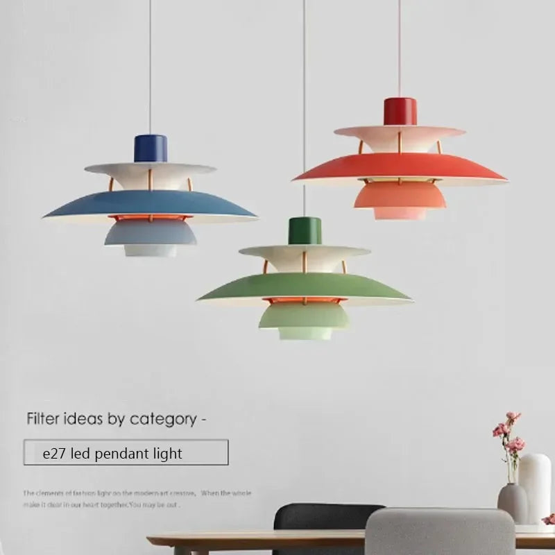 Afralia™ UFO 50 LED Pendant Light, High Quality Danish Design for Kitchen & Living Room