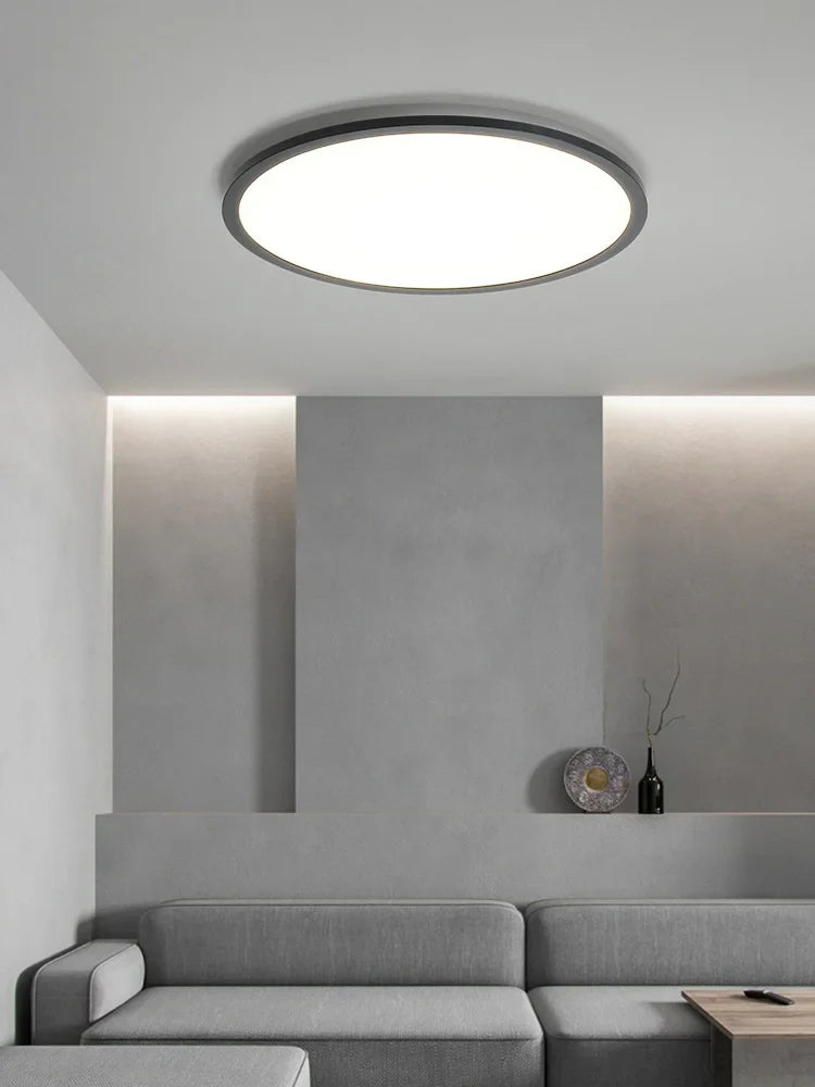 Afralia™ Modern Round LED Ceiling Lamp for Living Room, Bedroom, Dining Room, Balcony, and Corridor