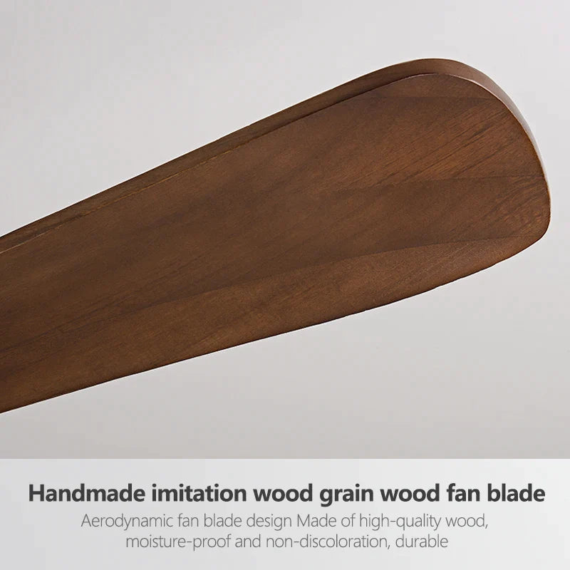 Afralia™ Wooden Ceiling Fan: Luxury Decor, Reversible Motor, Ideal for All Seasons