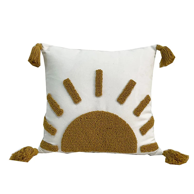 Afralia™ Embroidered Decorative Pillowcases 45x45 - Sofa Cushions Covers & Home Decor