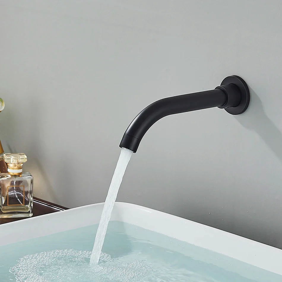 Afralia™ Rainfall Shower Faucet Set with Hand Sprayer - Wall Mount Bath Mixer