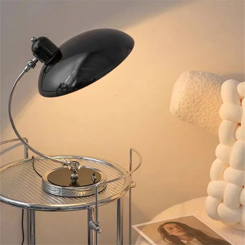 Afralia™ Retro Iron Adjustable Table Lamp for Living Room, Bedroom, Study Room Decoration