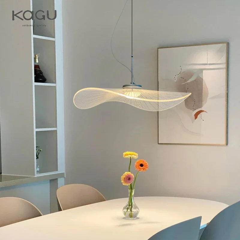 Afralia™ Lotus Leaf Hat Chandelier: Modern Fashion for Living Room & Bedroom