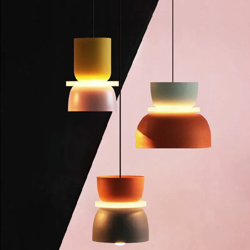 Afralia™ Contemporary LED Lustre Pendant Lamp - Vibrant Colors for Modern Living Spaces