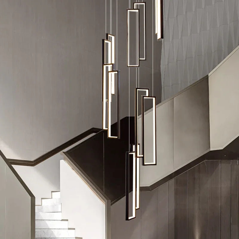 Afralia™ Black Stainless Steel Latex Pendant Light for Modern Loft Decor