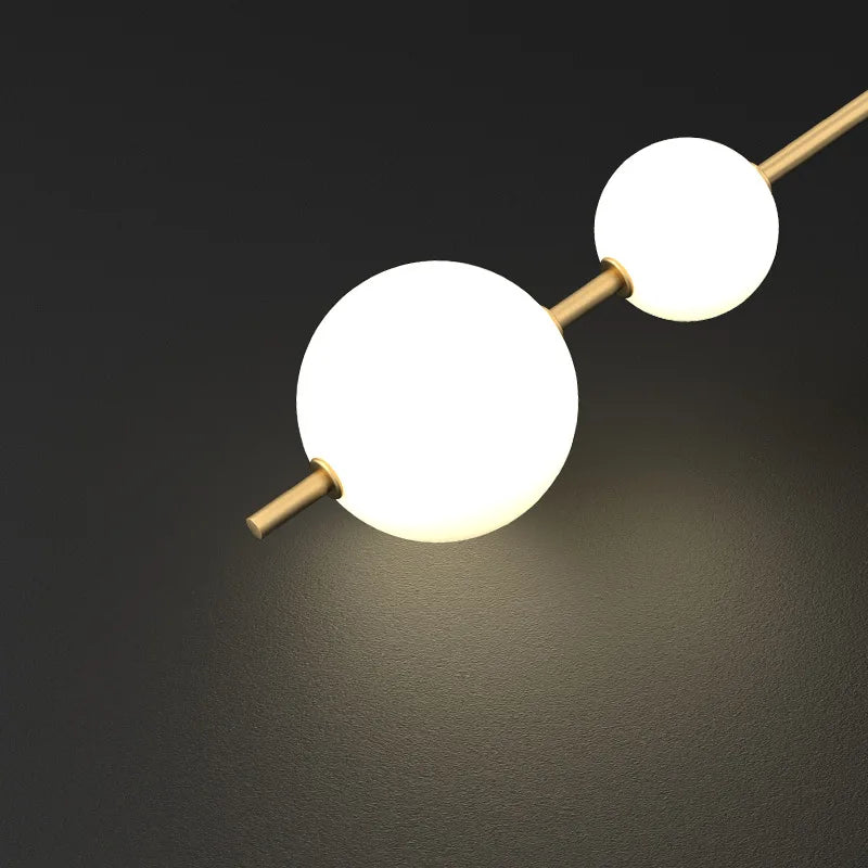 Afralia™ Vertical Globe Wall Sconce Light for Home Decor