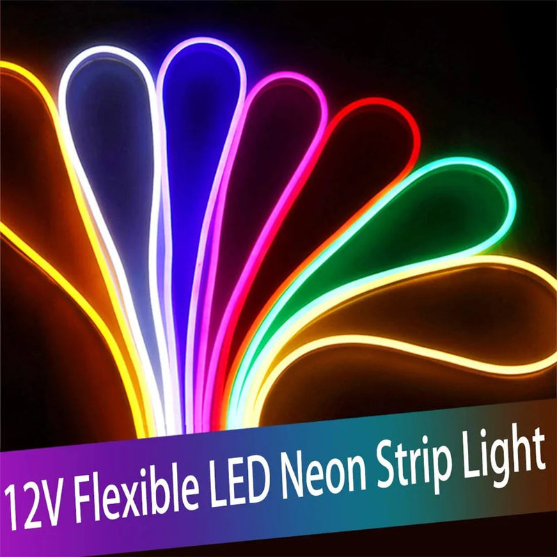 Afralia™ Waterproof SMD 2835 LED Neon Strip Light for Home Decoration