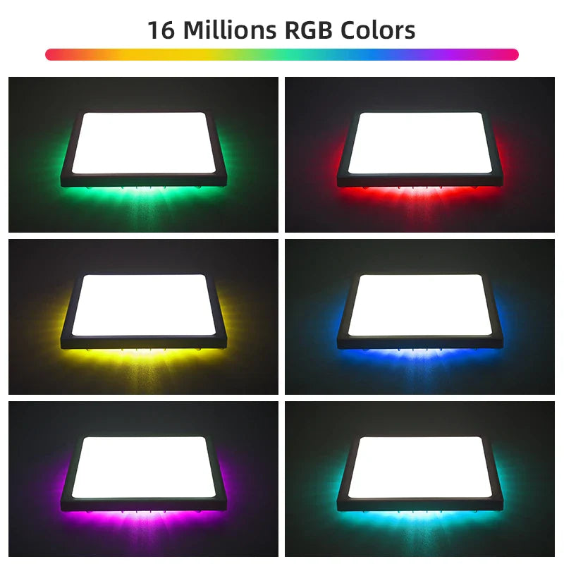 Afralia™ Smart Dimming Wifi RGB LED Ceiling Light for Alexa Home Chandelier