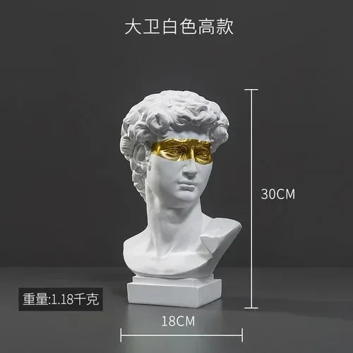 Afralia™ Venus Bust Sculpture Art Figurine for Home Decor