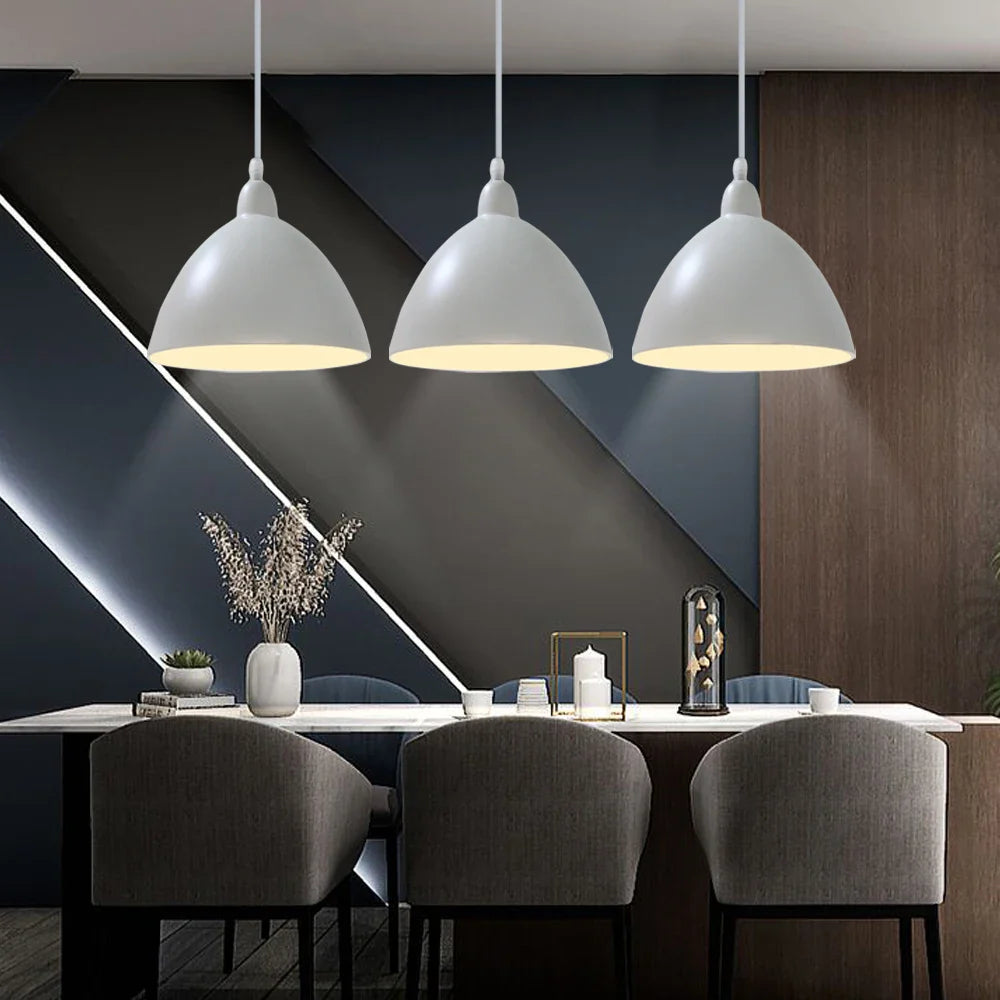 Afralia™ Colorful Nordic Pendant Light for Living Room Kitchen Restaurant Lighting