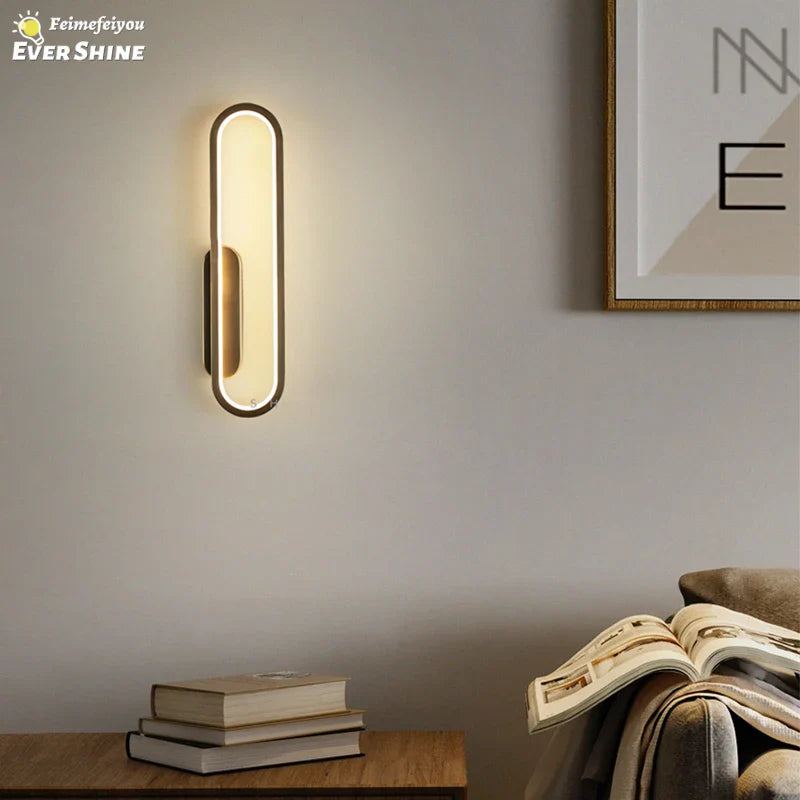 Nordic Wall Sconce by Afralia™: Modern LED Wall Light for Living Room, Bedroom, Study