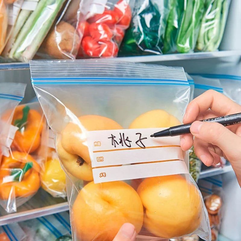 Afralia™ Resealable Food Storage Bags Vacuum Fresh Seal Transparent Pouches