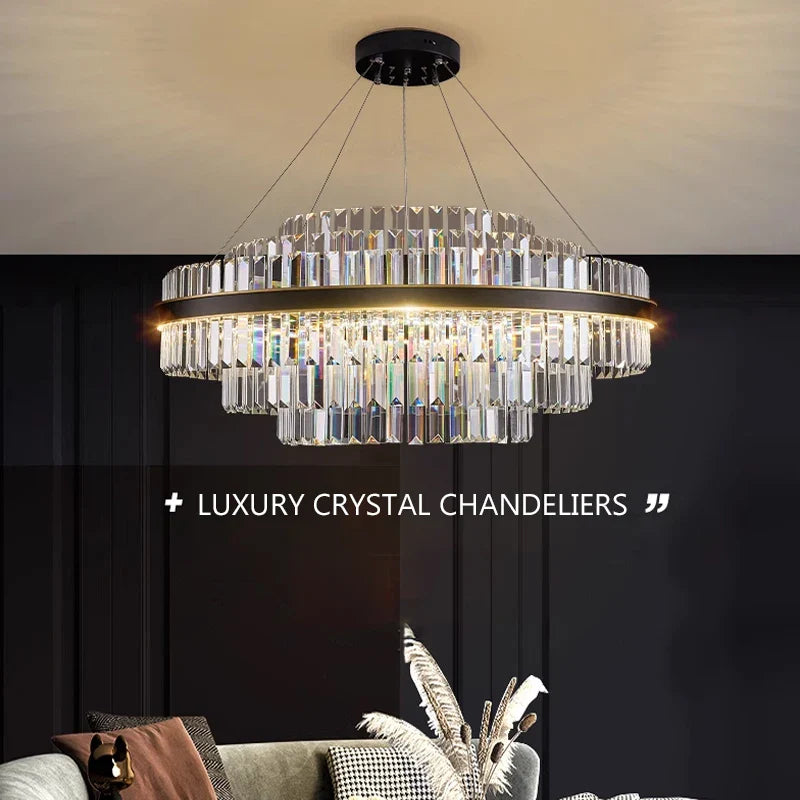 Afralia™ Crystal Chandeliers: Modern Luxury for Home Decor and Illuminating Spaces