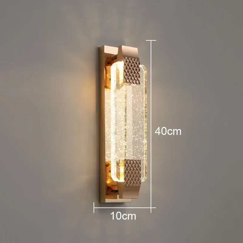Afralia™ Crystal Bubble Wall Lights - Elegant Living Room Bedroom Decor Wall Sconces