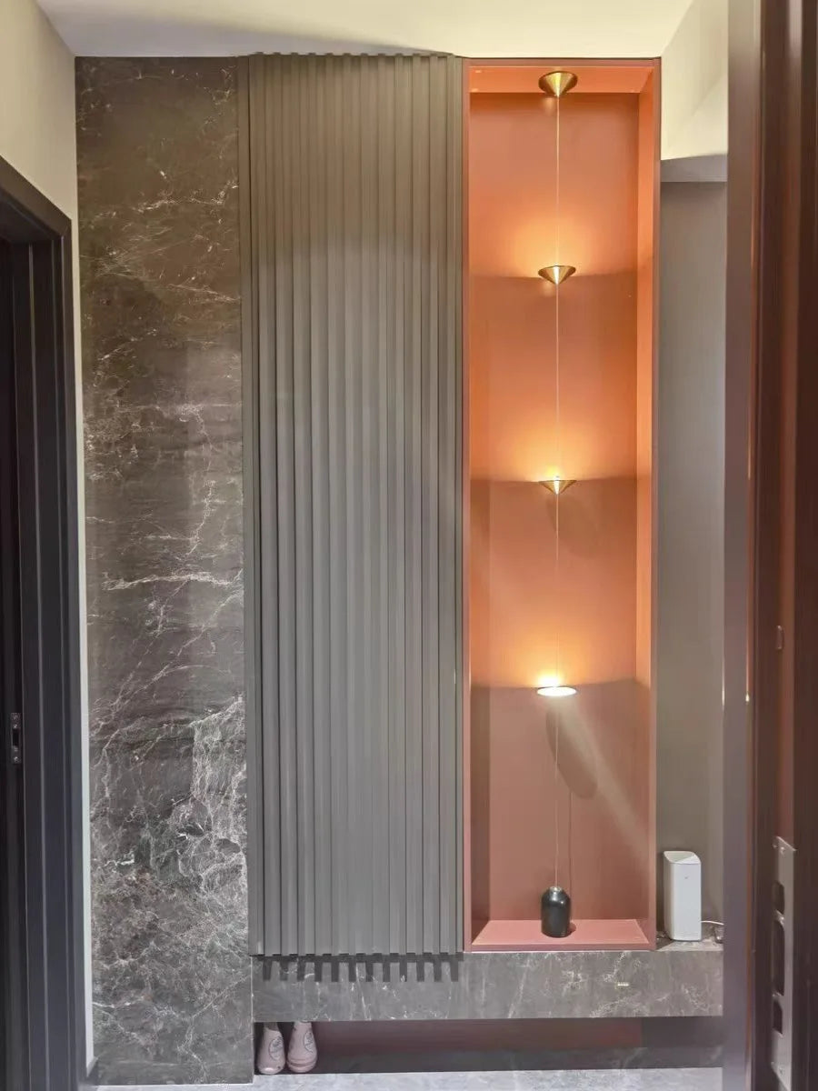 Afralia™ Modern LED Corner Floor Lamp Living Room Bedside Wall Light