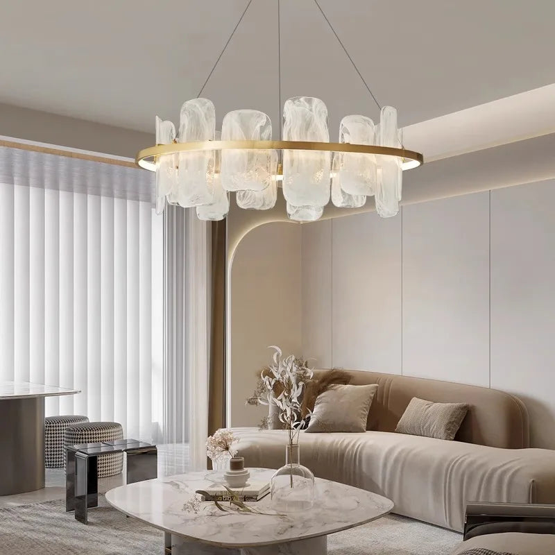 Afralia™ LED Pendant Light Chandeliers for Modern Living and Dining Rooms