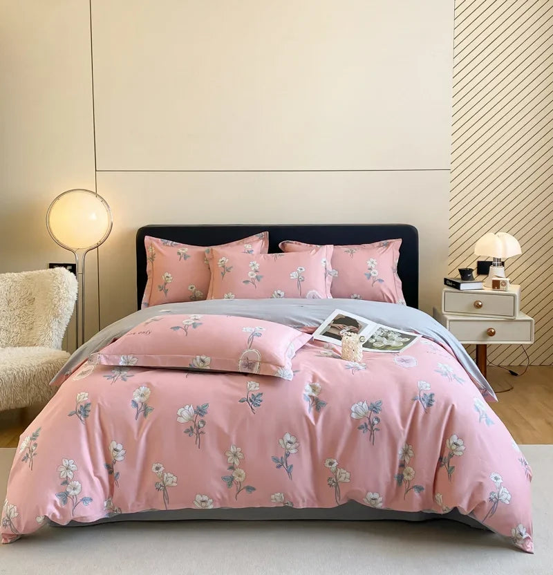 Afralia™ Pastoral Printed Cotton Bedding Sets for Comfortable Sleep