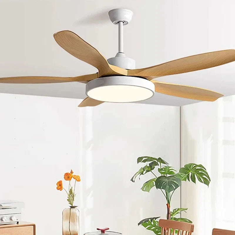 Afralia™ LED Indoor Ceiling Fan Lights for Living, Bedroom, Dining Room