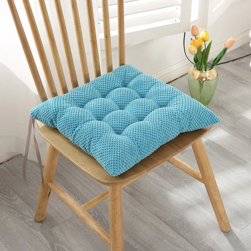Afralia™ Nordic Solid Chair Cushion: Comfortable, Breathable, Non Slip - Home & Office Hip Support