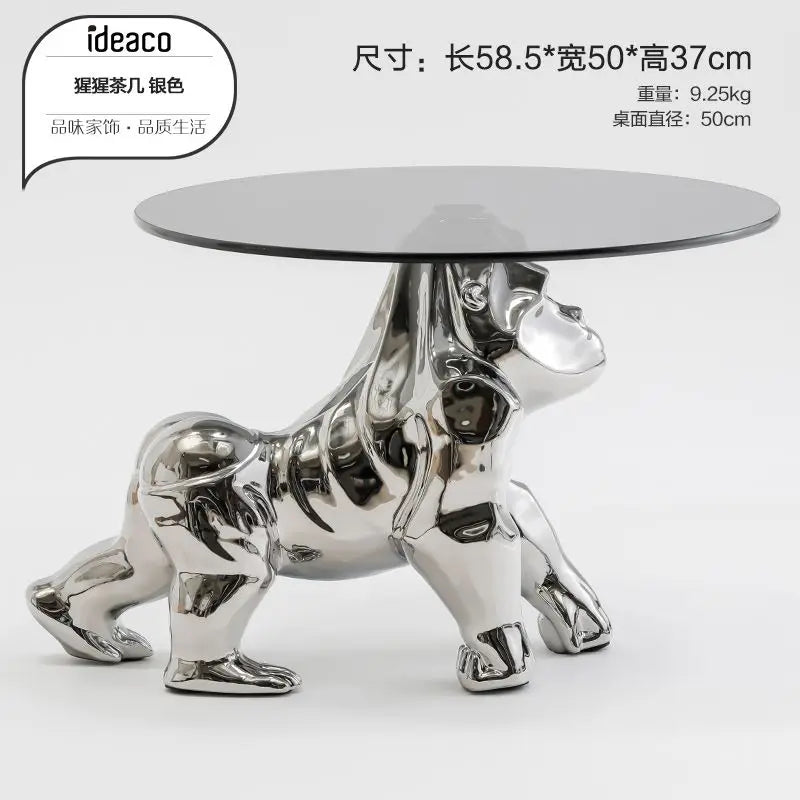 Afralia Octopus Glass Side Table - Nordic Design Creative Living Room Furniture