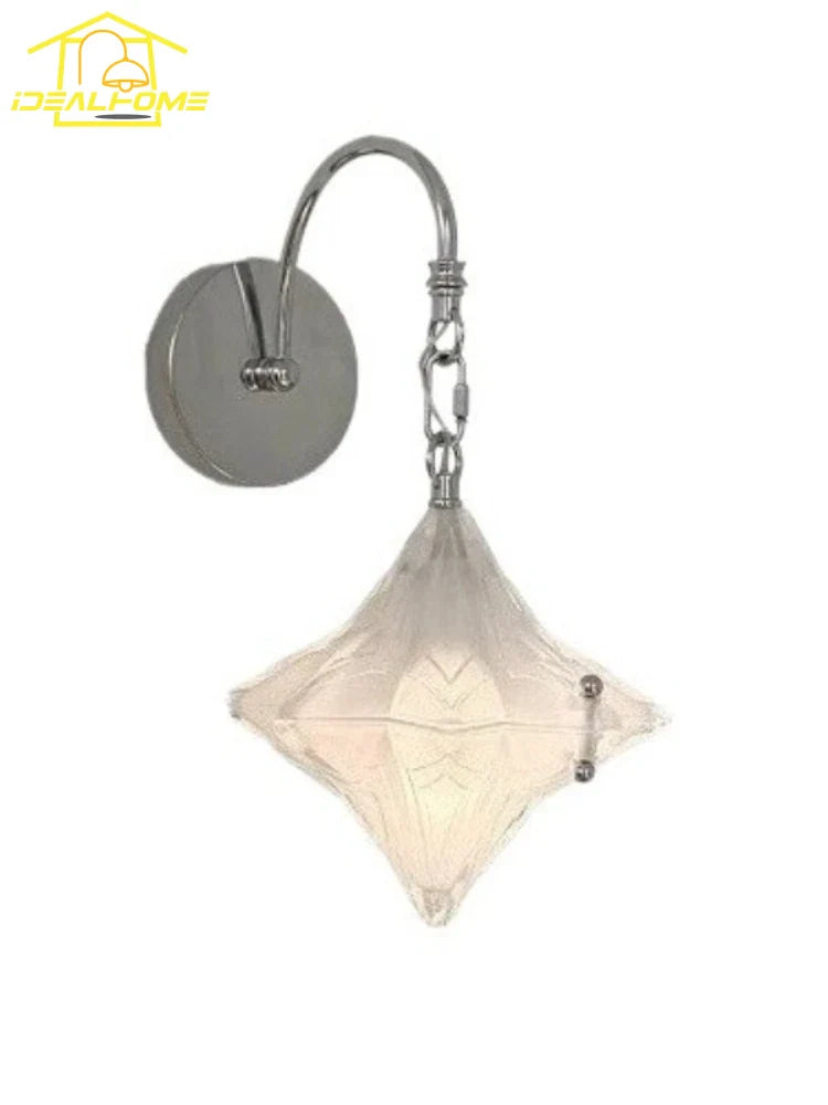 Afralia™ French Medieval Bauhaus LED Glass Wall Lamp for Living Room & Bedroom