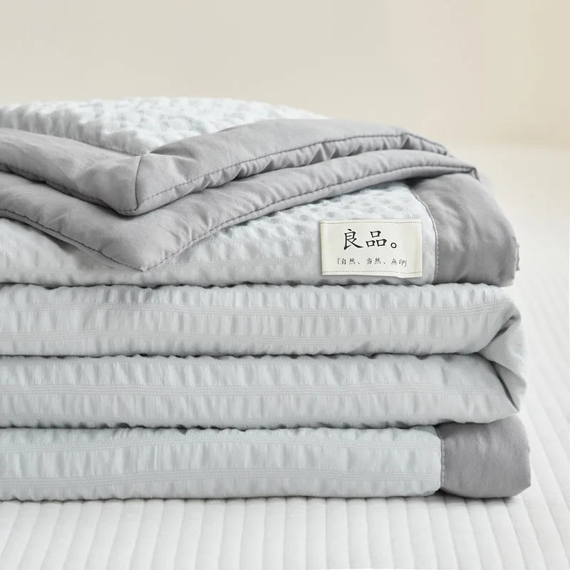 Afralia™ Ice Cream Air Bubble Yarn Summer Quilt - Grade A Blanket