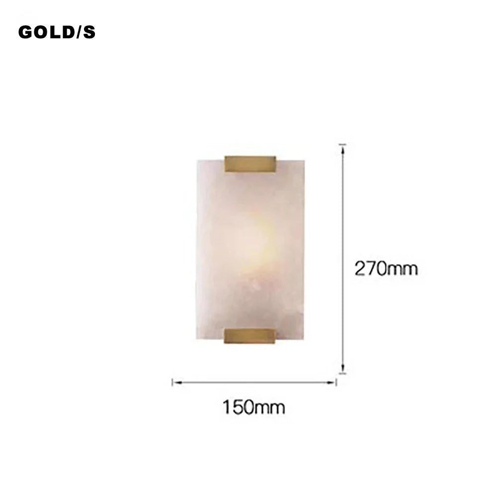 Afralia™ Marble Wall Lamp Gold Black G9 Bedside Luxury Indoor Light Fixture