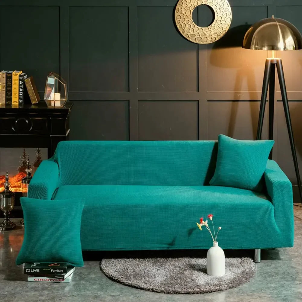 Afralia™ 3D Quilted Sofa Cover: Soft Cozy Stretch Spandex Couch Slipcover