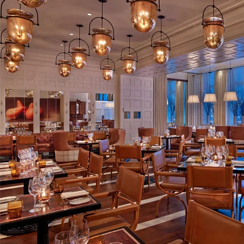 Afralia™ Glass Pendant Light: Vintage Scandinavian Ceiling Lamp for Dining Room, Bar, Bedroom