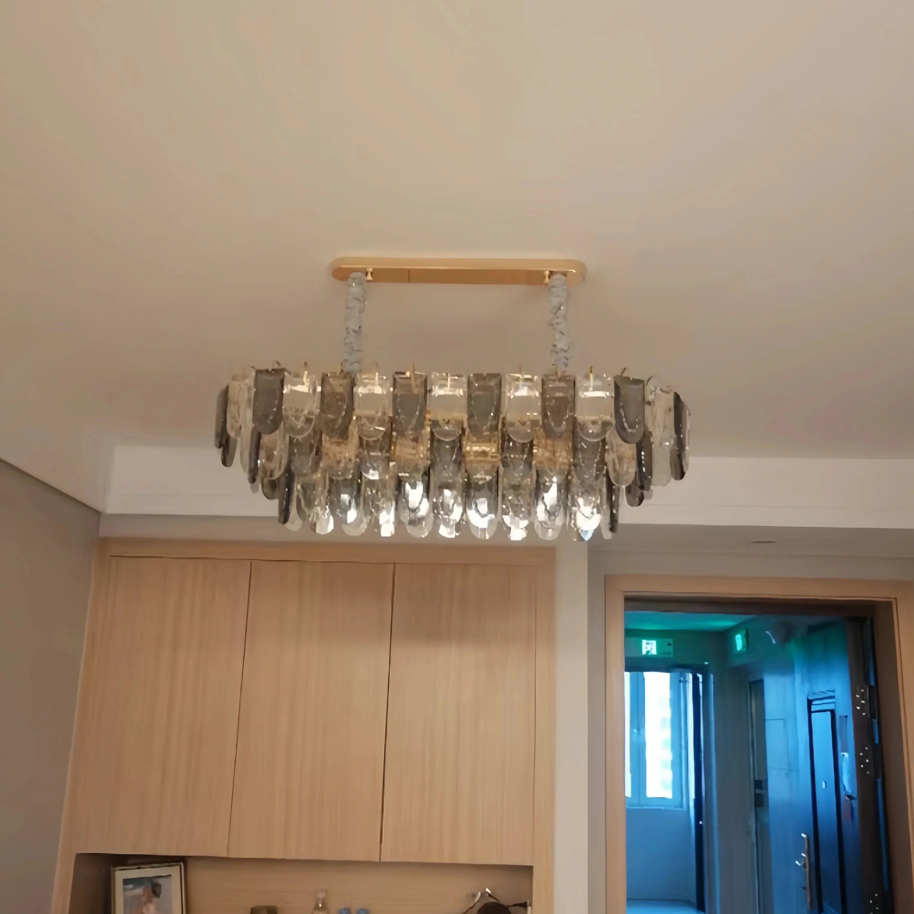 Afralia™ Modern Luxury Crystal Chandelier for Living, Dining & Master Bedroom