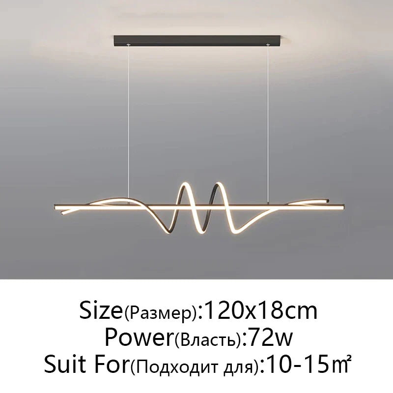 Afralia™ Minimalist LED Pendant Lights for Living Room Dining Kitchen Office Decor