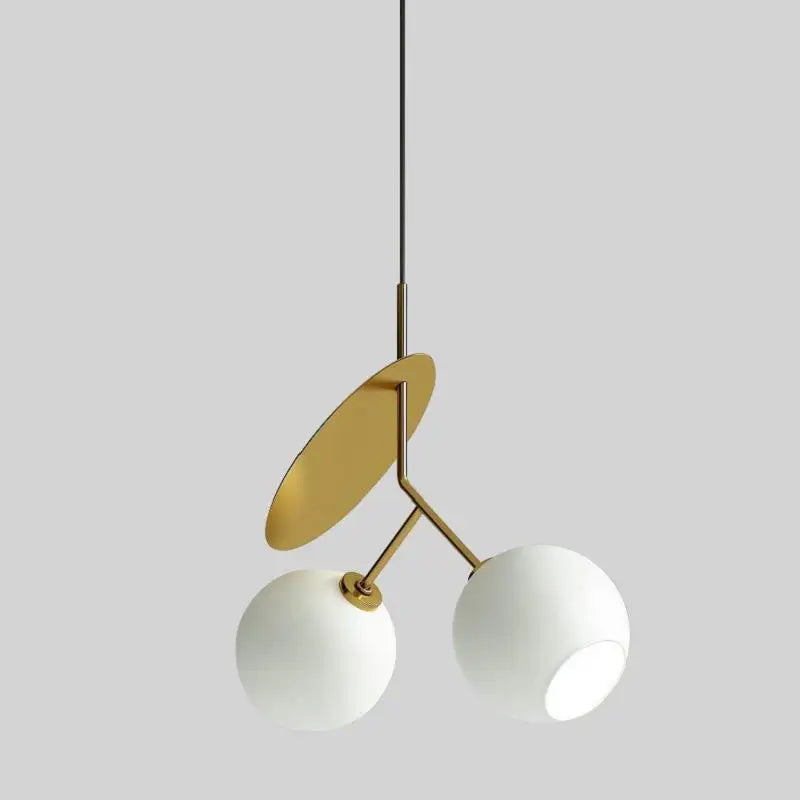 Afralia™ Cherry Glass Pendant Lights: Nordic Red/White Lamp for Home Decor & Lighting