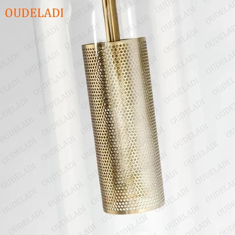 Afralia™ Modern Glass Wall Sconce | LED Bedroom Light Fixture | Nordic Living Room Indoor Lamp