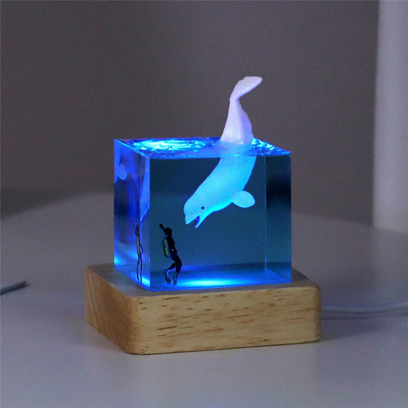 Afralia™ Ocean Whale Humpback Night Light - Creative Home Decor LED Lamp