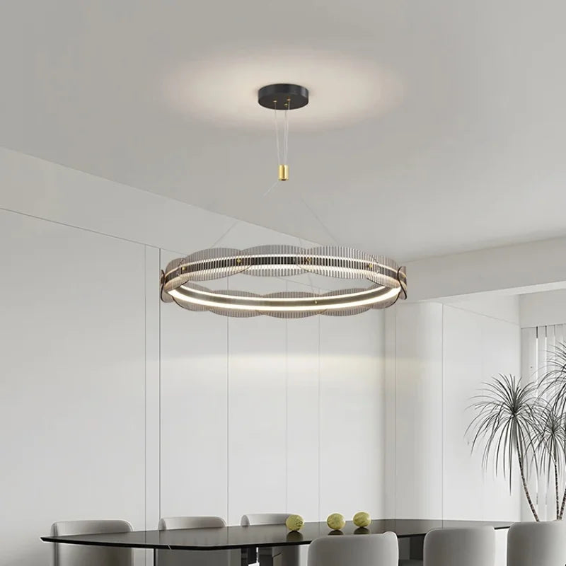 Afralia™ LED Pendant Light: Modern Minimalist Chandelier for Living, Dining, Kitchen, Bedroom, Office
