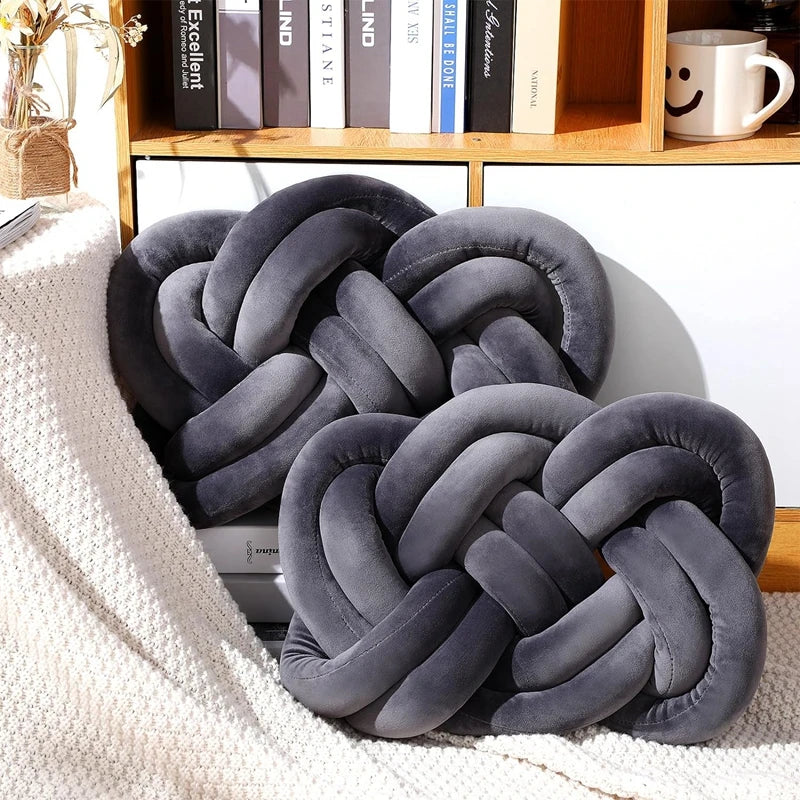 Afralia™ Knotted Ring Throw Pillow Set