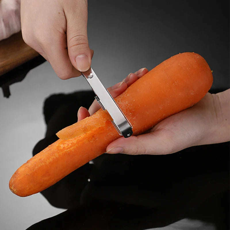 Afralia™ Stainless Steel Fruit Vegetable Peeler Grater Knife Kitchen Tools