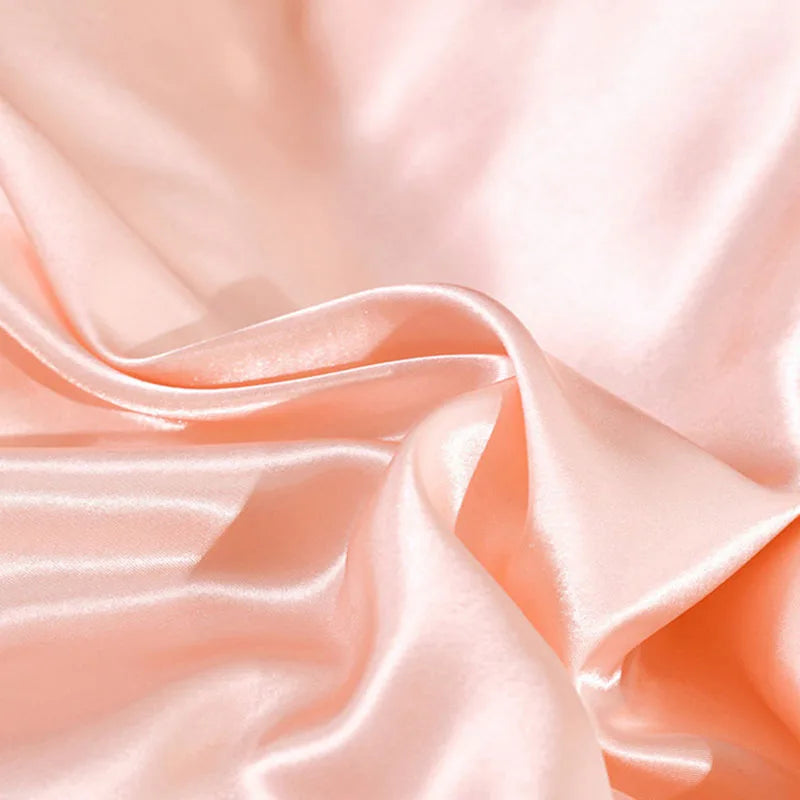 Afralia™ Ice Rayon Duvet Cover and Pillowcase Set: Smooth Comfort in Single & Double Sizes