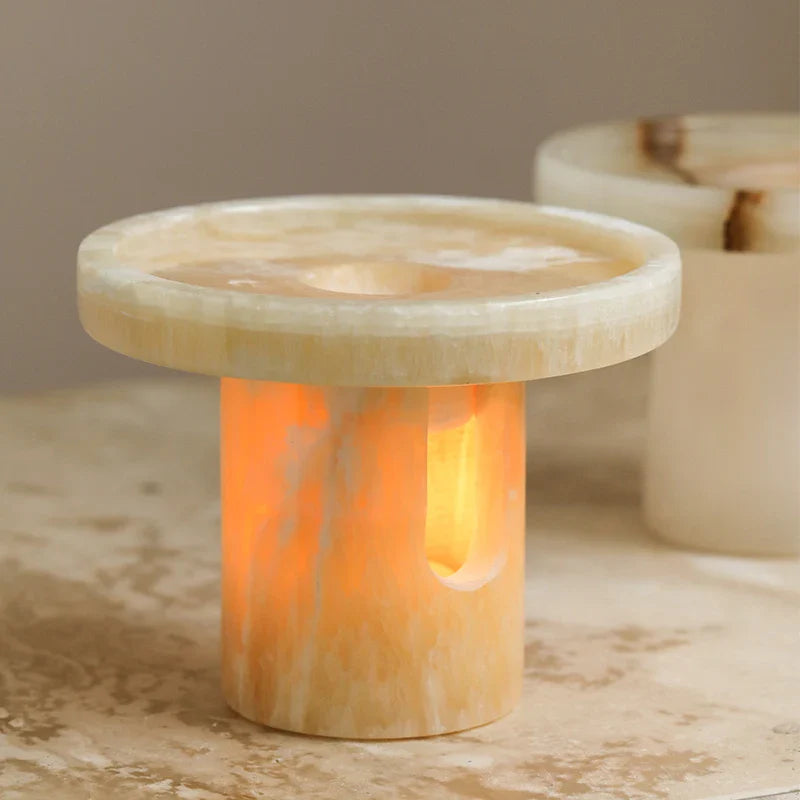 Afralia™ Marble Stone Aromatherapy Diffuser & Oil Melt Burner