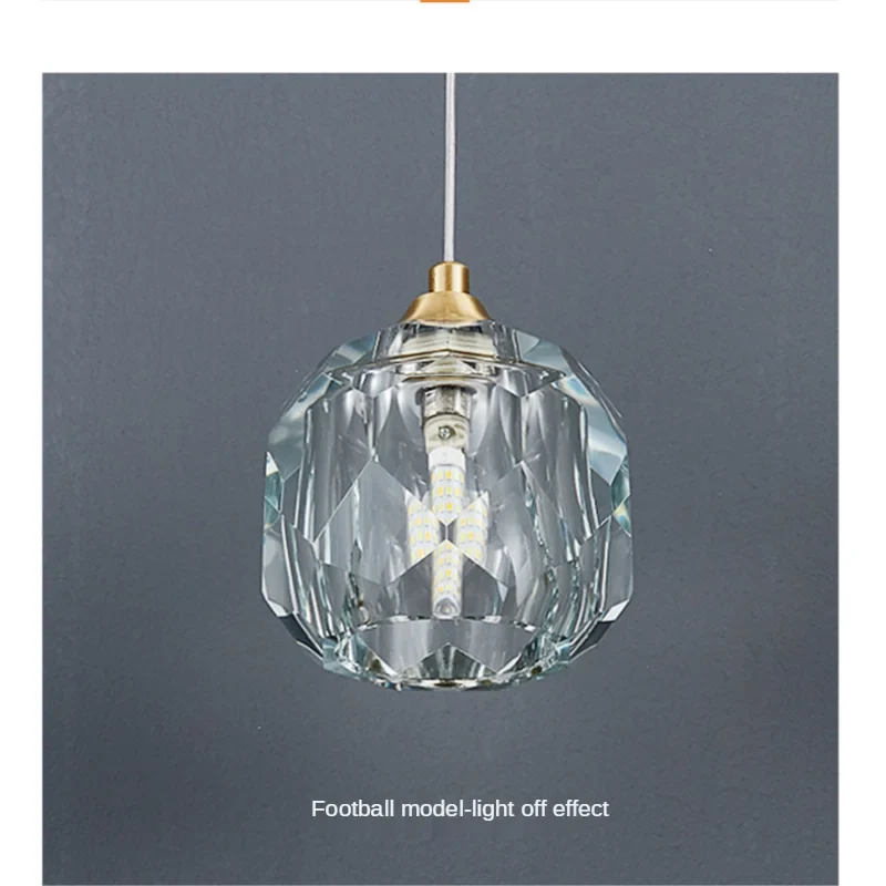 Afralia™ Modern Crystal LED Pendant Chandelier for Bedroom Living Room Dining Table