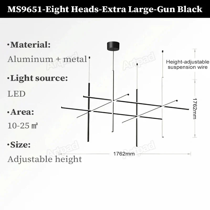 Afralia™ Post-Modern Gold LED Chandelier, Elegant Lighting for Living Room, Kitchen, Bar