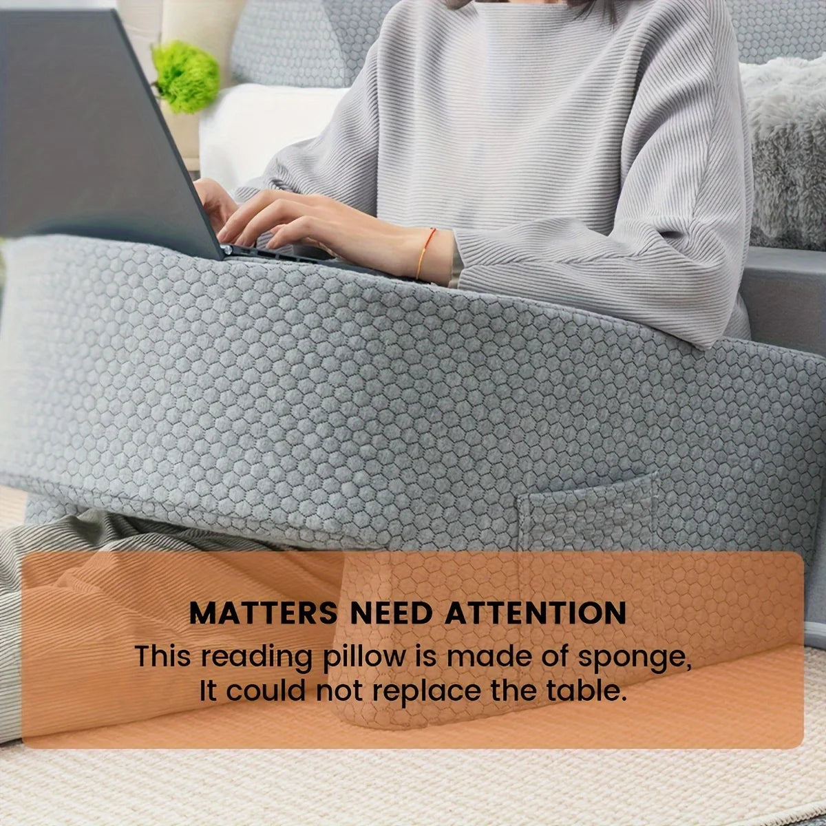 Afralia™ Gaming Arm Rest Pillow with Memory Foam for Adults, Extra Large for Reading and Working