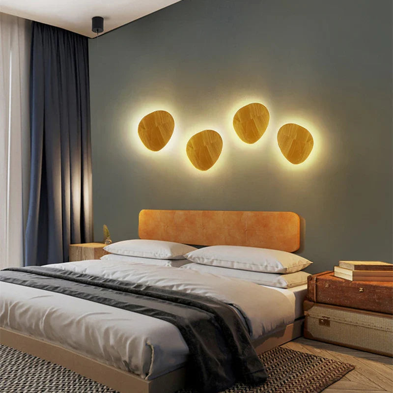 Afralia™ Round LED Wall Lamp - Modern Nordic Sconces for Home Decor