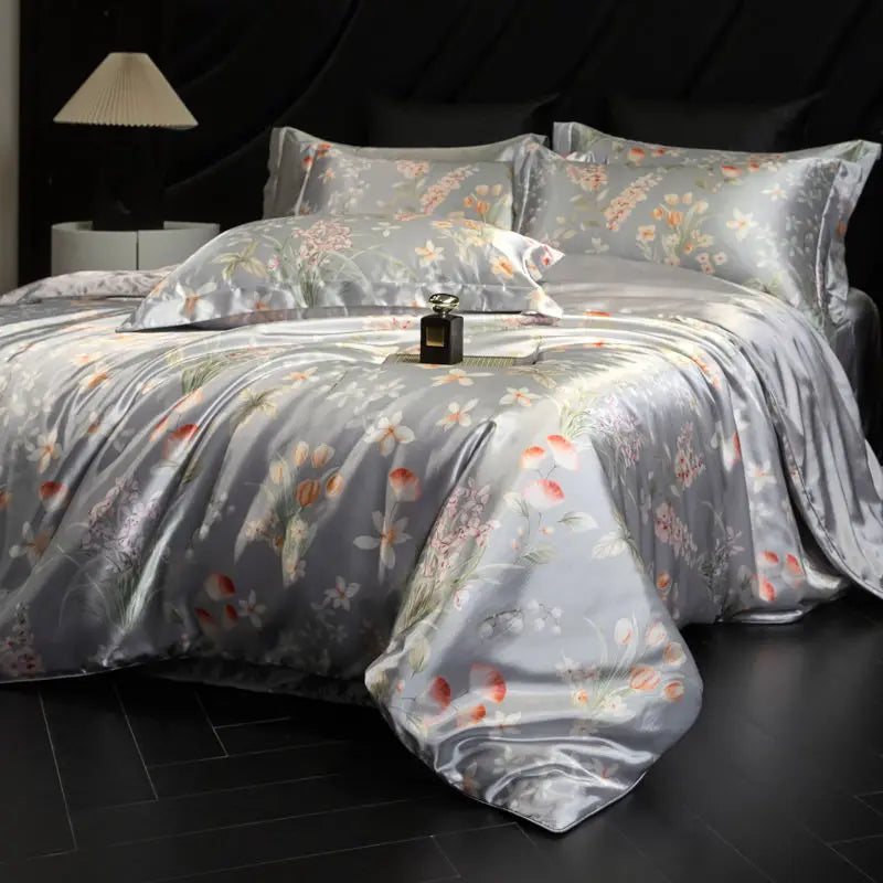 Afralia™ Mulberry Silk Bedding Sets: American Summer Cool and Comfortable Premium Bedsheet Set