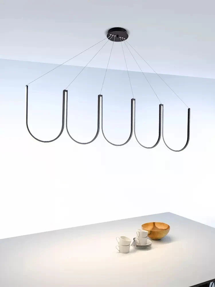 Afralia™ Modern Chandelier LED Pendant Light for Home Decor Living Room