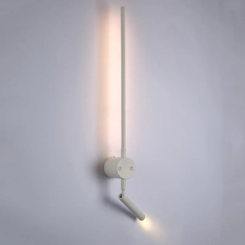 Afralia™ Minimalist LED Wall Lamp with Switch for Bedroom, Living Room, and Hotel