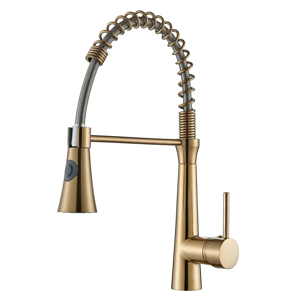 Afralia™ Brass Bathroom Faucet Set - Kitchen Mixer Tap and Shower Combo