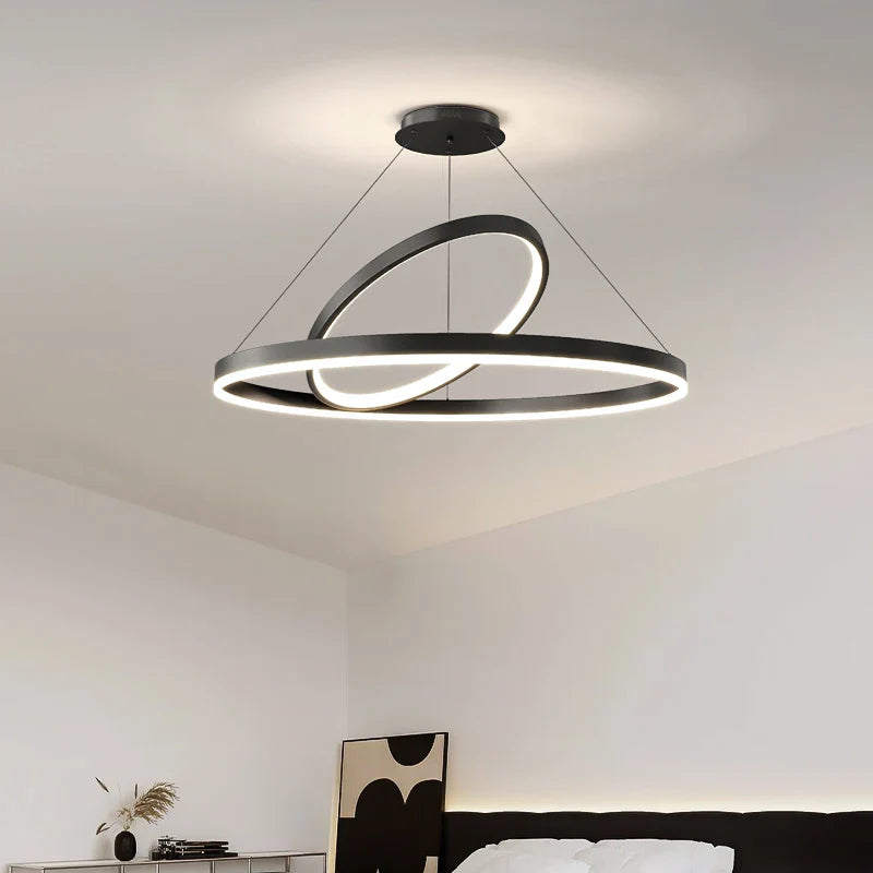 Afralia™ Irregular Ceiling Chandelier for Living Room Bedroom Study Room